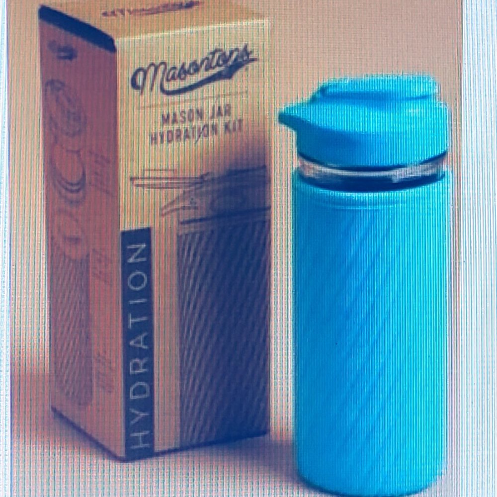 New Masontops Glass Water Bottle